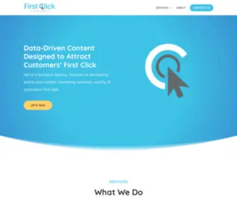 Firstclickcontent.com(First Click Content) Screenshot