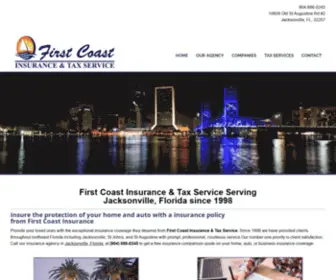 Firstcoastinsurance.com(Insurance Agency) Screenshot