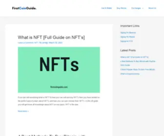 Firstcoinguide.com(Firstcoinguide) Screenshot