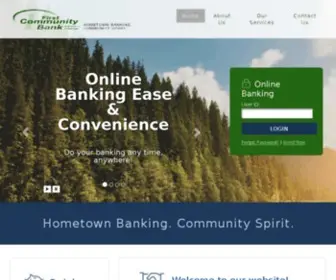 Firstcommunitybank.us(Premier Bank) Screenshot