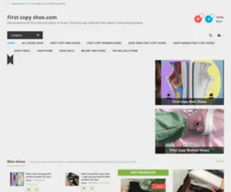 Firstcopyshoe.com(Buy first copy Shoes online with COD) Screenshot