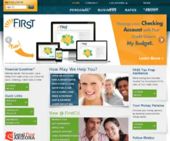 Firstcu.coop(First Credit Union) Screenshot