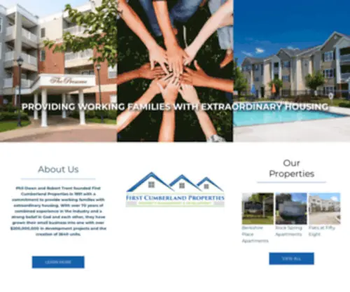 Firstcumberlandproperties.com(First Cumberland Properties) Screenshot