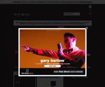 Firstdirectarena.com(The website of Leeds Arena) Screenshot