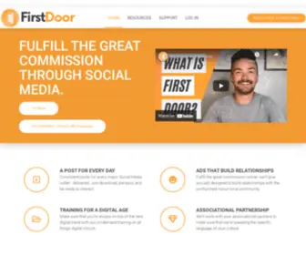 Firstdoor.church(Fulfilling the Great Commission on Social Media) Screenshot