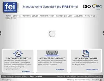Firstelectronicsinc.com(First Electronics) Screenshot
