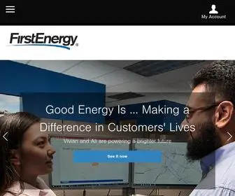 Firstenergycorp.com(FirstEnergy Corp) Screenshot