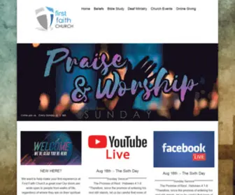 Firstfaithop.org(First Faith Church) Screenshot