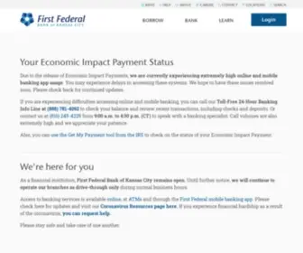 Firstfedbankkc.com(Mortgage, Checking, Savings & more) Screenshot