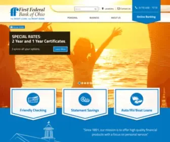 Firstfederalbankofohio.com(First Federal) Screenshot