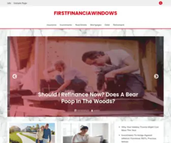 Firstfinanciawindows.com(firstfinanciawindows) Screenshot