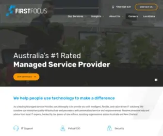 Firstfocus.com.au(Managed Service Provider) Screenshot