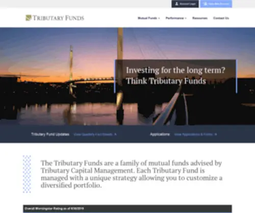 Firstfocusfunds.com(Tributary Funds) Screenshot
