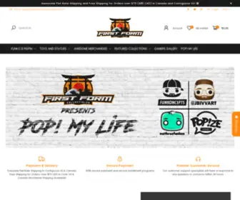 Firstformcollectibles.com(First Form Collectibles The Premier Collectible Shop) Screenshot