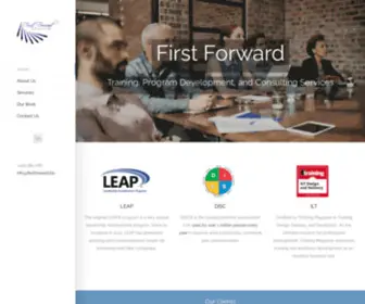 Firstforward.biz(Training, Program Development, and Consulting Services) Screenshot