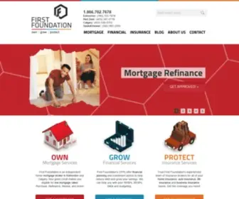 Firstfoundation.ca(Insurance & Mortgage Brokers) Screenshot