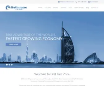 Firstfreezone.com(First Free Zone Freezone Company Formation & Registration in Dubai) Screenshot