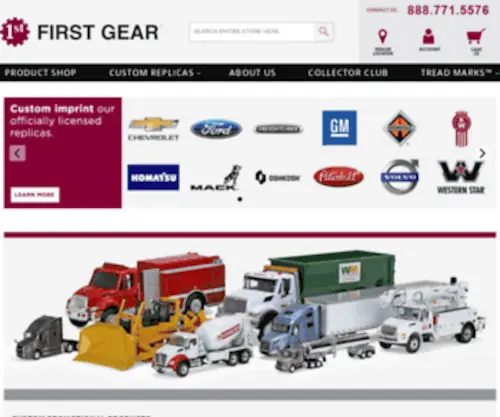 Firstgearreplicas.com(First Gear) Screenshot