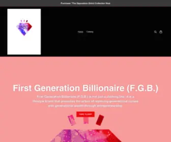 Firstgenerationbillionaire.com(First Generation Billionaire) Screenshot