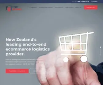 FirstGloballogistics.co.nz(New Zealand's leading end) Screenshot