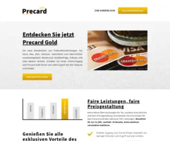 Firstgold.eu(Goldene Mastercard ohne Schufa) Screenshot