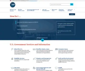 Firstgov.gov(The U.S) Screenshot