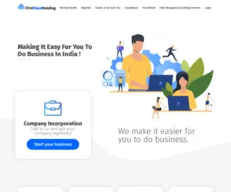 Firsthandholding.com(Financial Consulting Services India) Screenshot