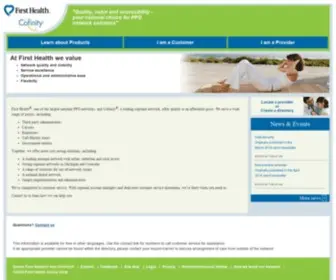 Firsthealth.com(Providerlocator. /home/index) Screenshot