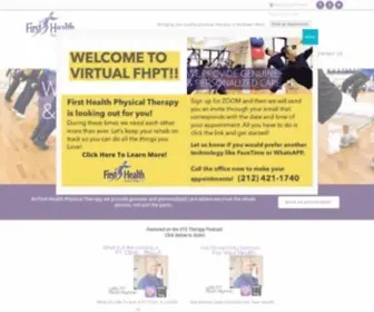 Firsthealthpt.com(First Health Physical Therapy in Midtown West) Screenshot
