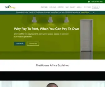 Firsthomesafrica.com(FirstHomes Africa) Screenshot