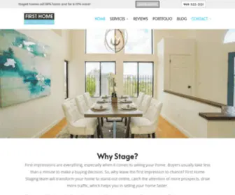 Firsthomestaging.com(First Home Staging) Screenshot