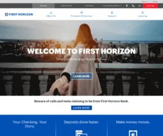 Firsthorizon.com(First Horizon) Screenshot