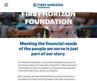 Firsthorizonfoundation.com(First Horizon Foundation) Screenshot