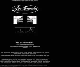 Firstimpressionlimo.com(First Impression Limousine Service) Screenshot