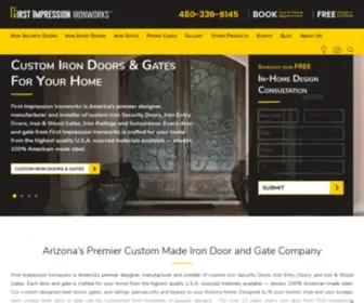 Firstimpressionsecuritydoors.com(Security Doors Phoenix) Screenshot