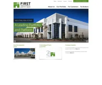 Firstindustrial.com(First industrial realty trust) Screenshot