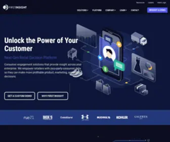 Firstinsight.com(First Insight) Screenshot