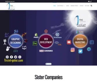 Firstint-Qatar.com(First International) Screenshot