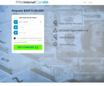 Firstinternetloan-Usa.com(Quick & Easy online process for Cash Loans) Screenshot