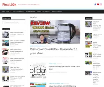 Firstl00K.com(Product Reviews & News (4 the geek in us)) Screenshot