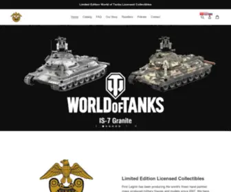 Firstlegionhk.com(First Legion Licensed World of Tanks Models) Screenshot