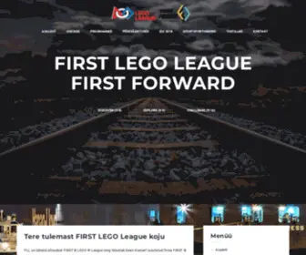 Firstlegoleague.ee(FIRST LEGO League Eesti maandumisrada) Screenshot