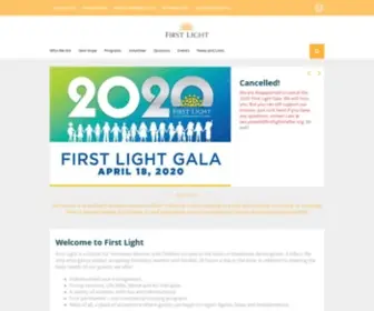 Firstlightshelter.org(First Light) Screenshot