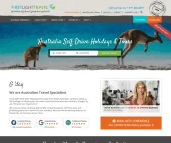 Firstlighttravel.com.au(First Light Travel) Screenshot