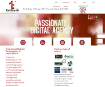 Firstlincoln.net(Professional Website Design agency in Lagos) Screenshot