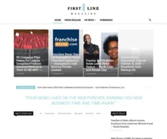 Firstlinemag.com(FirstLine Magazine) Screenshot