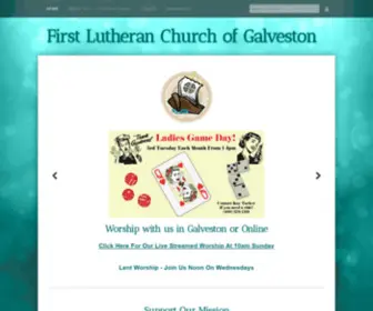 Firstlutherangalveston.com(First Lutheran Church of Galveston Island) Screenshot