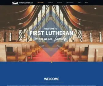 Firstlutheranwels.org(First Lutheran Church and School) Screenshot