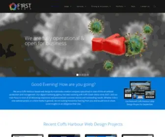 Firstmedia.com.au(Web Design Coffs Harbour) Screenshot