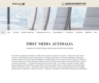 Firstmediaaustralia.com(First Media) Screenshot